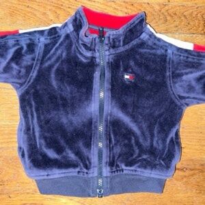 Tommy Hilfiger vintage velour jacket Y2K
